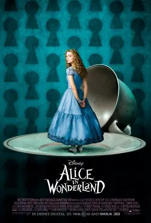 Alice in Wonderland (2010) Men's Colored  Long Sleeve T-Shirt - idPoster.com