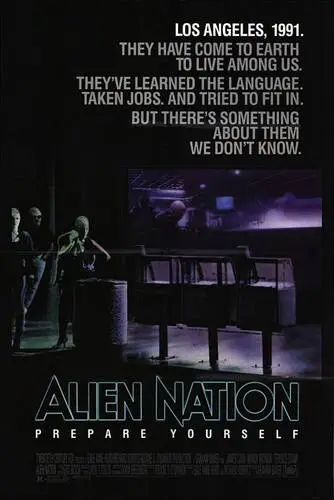 Alien Nation (1988) Men's Colored  Long Sleeve T-Shirt - idPoster.com