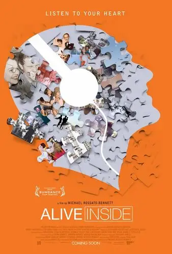 Alive Inside (2014) White T-Shirt - idPoster.com