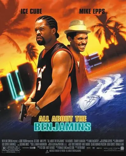 All About The Benjamins (2002) White Tank-Top - idPoster.com