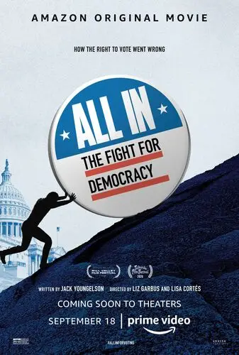 All In: The Fight for Democracy (2020) Men's Colored T-Shirt - idPoster.com