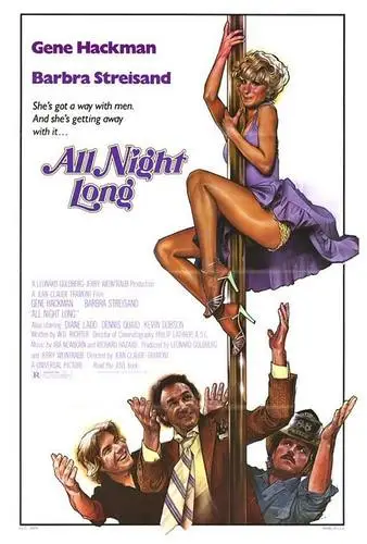 All Night Long (1981) Women's Colored  Long Sleeve T-Shirt - idPoster.com