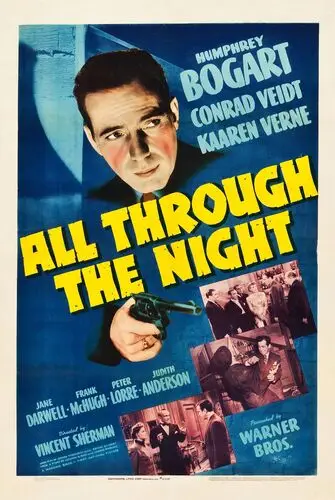 All Through the Night (1941) Drawstring Backpack - idPoster.com