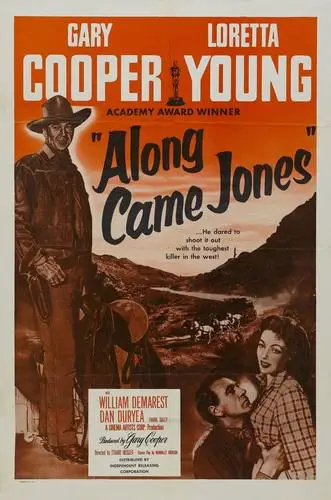 Along Came Jones (1945) Women's Colored  Long Sleeve T-Shirt - idPoster.com