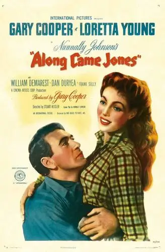 Along Came Jones (1945) White T-Shirt - idPoster.com