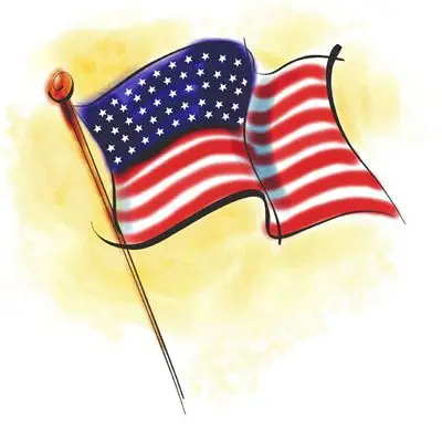 American Flag Fridge Magnet picture 154570