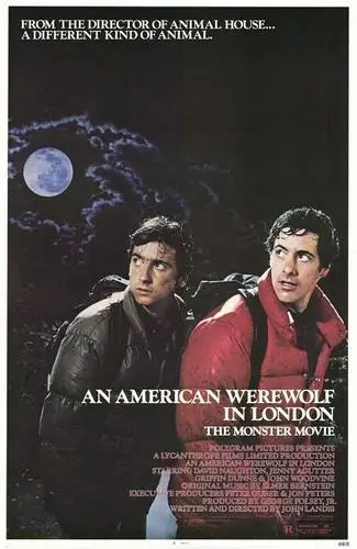 An American Werewolf in London (1981) Drawstring Backpack - idPoster.com