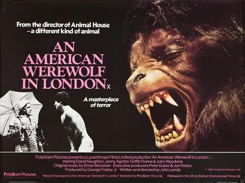 An American Werewolf in London (1981) White T-Shirt - idPoster.com