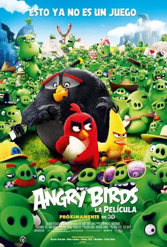 Angry Birds (2016) White T-Shirt - idPoster.com