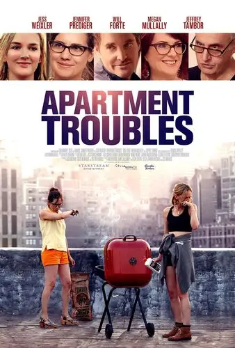 Apartment Troubles (2015) White T-Shirt - idPoster.com