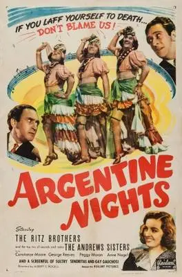Argentine Nights (1940) Women's Colored  Long Sleeve T-Shirt - idPoster.com