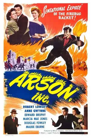 Arson, Inc. (1949) Drawstring Backpack - idPoster.com
