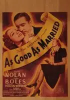 As Good as Married (1937) posters and prints