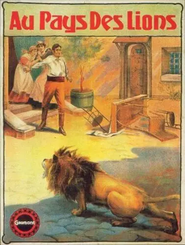Au pays des lions 1912 Kitchen Apron - idPoster.com
