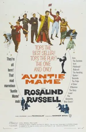 Auntie Mame (1958) White T-Shirt - idPoster.com