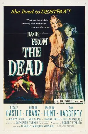 Back from the Dead (1957) Women's Colored T-Shirt - idPoster.com
