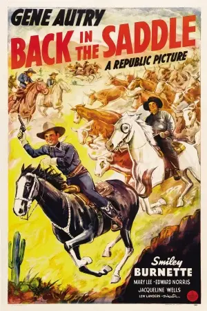 Back in the Saddle (1941) White T-Shirt - idPoster.com