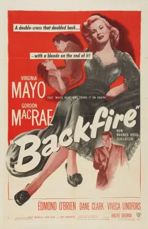 Backfire (1950) Women's Colored T-Shirt - idPoster.com