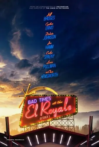 Bad Times at the El Royale (2018) Women's Colored T-Shirt - idPoster.com