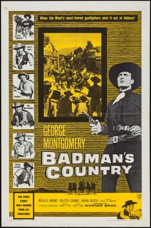 Badman's Country (1958) Women's Colored Hoodie - idPoster.com