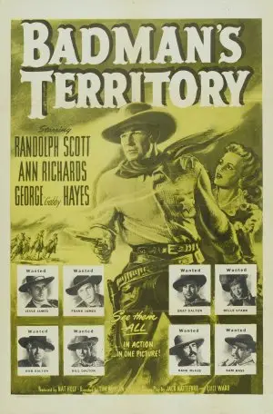 Badman's Territory (1946) White T-Shirt - idPoster.com