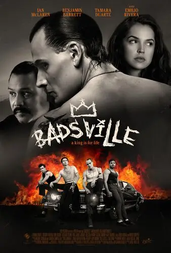 Badsville (2017) White Tank-Top - idPoster.com