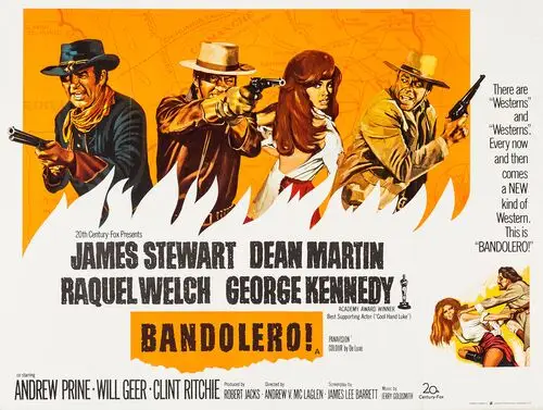 Bandolero! (1968) White T-Shirt - idPoster.com