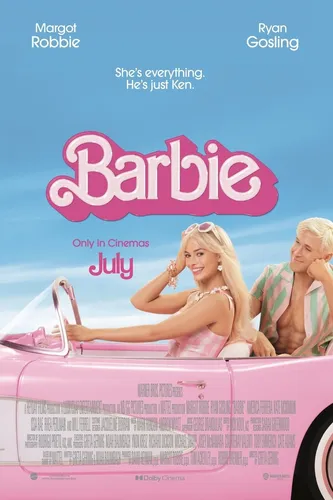 Barbie (2023) Men's Colored T-Shirt - idPoster.com