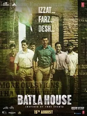 Batla House (2019) Men's Colored  Long Sleeve T-Shirt - idPoster.com