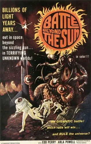 Battle Beyond the Sun (1962) Men's Colored  Long Sleeve T-Shirt - idPoster.com