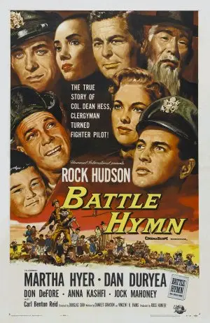 Battle Hymn (1956) Drawstring Backpack - idPoster.com