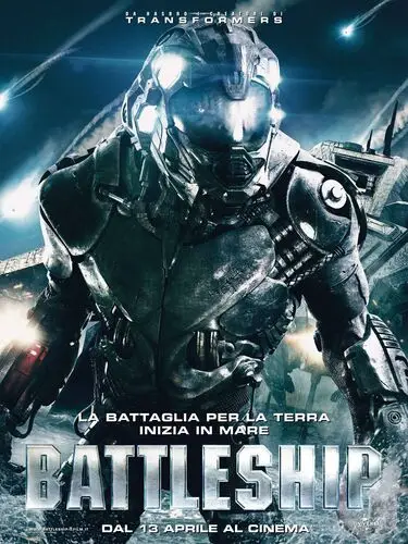 Battleship (2012) White T-Shirt - idPoster.com