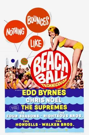 Beach Ball (1965) Women's Colored Hoodie - idPoster.com