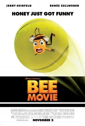 Bee Movie (2007) White T-Shirt - idPoster.com