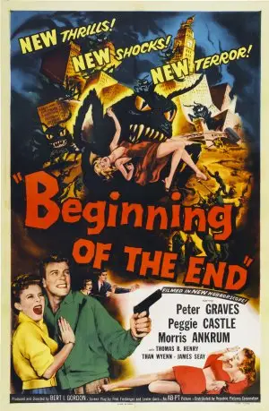 Beginning of the End (1957) Men's Colored T-Shirt - idPoster.com