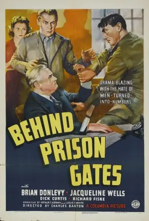 Behind Prison Gates (1939) Drawstring Backpack - idPoster.com