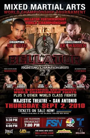 Bellator Fighting Championships (2009) White T-Shirt - idPoster.com