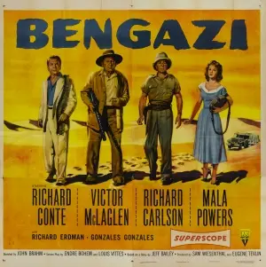 Bengazi (1955) White Tank-Top - idPoster.com