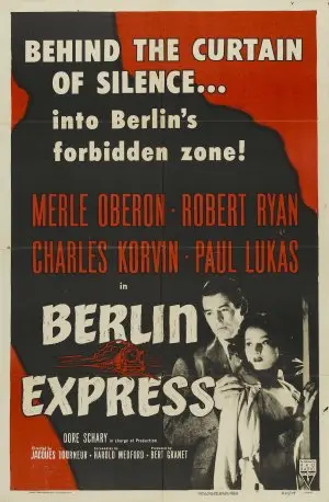 Berlin Express (1948) Drawstring Backpack - idPoster.com