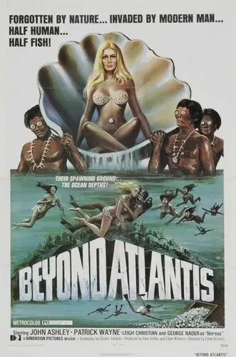 Beyond Atlantis (1973) Men's Colored  Long Sleeve T-Shirt - idPoster.com
