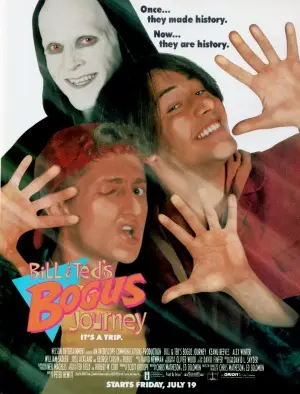 Bill n Ted's Bogus Journey (1991) White T-Shirt - idPoster.com