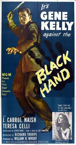 Black Hand (1950) Men's Colored T-Shirt - idPoster.com