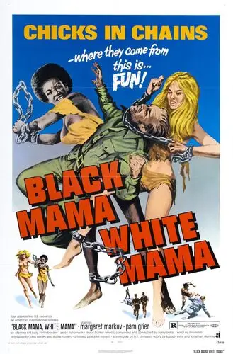 Black Mama, White Mama (1972) Women's Colored  Long Sleeve T-Shirt - idPoster.com