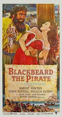 Blackbeard, the Pirate (1952) Women's Colored Hoodie - idPoster.com