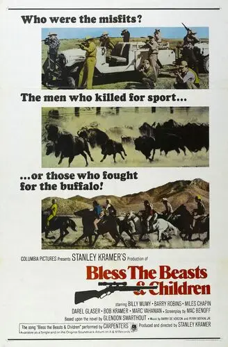 Bless the Beasts and Children (1971) White T-Shirt - idPoster.com