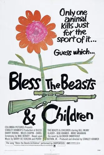Bless the Beasts and Children (1971) Women's Colored Hoodie - idPoster.com