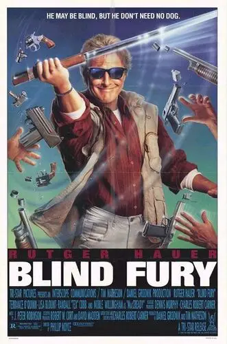 Blind Fury (1990) Men's Colored Hoodie - idPoster.com