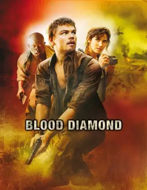 Blood Diamond (2006) Men's Colored  Long Sleeve T-Shirt - idPoster.com