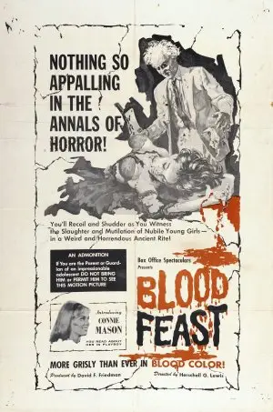 Blood Feast (1963) Women's Colored T-Shirt - idPoster.com
