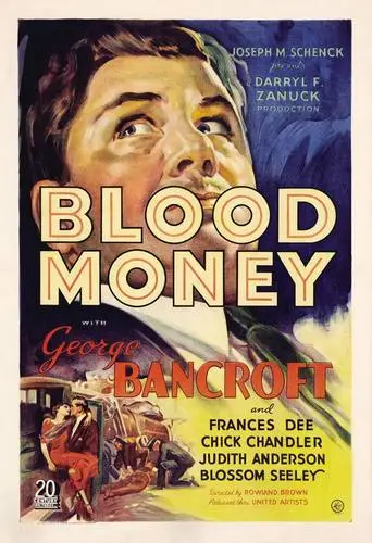 Blood Money (1933) Drawstring Backpack - idPoster.com